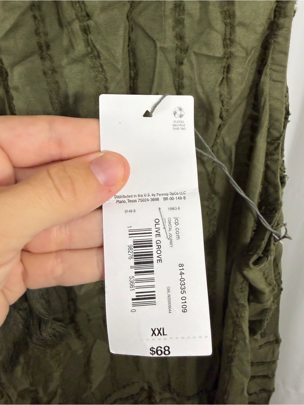 NWT Liz Claiborne Women’s Size XXL Green Tank Maxi Dress - Picture 3 of 7